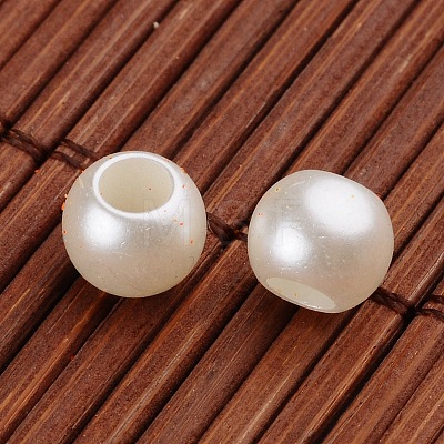 Imitation Pearl Acrylic European Beads LS-X-OPDL-L010-2901-1