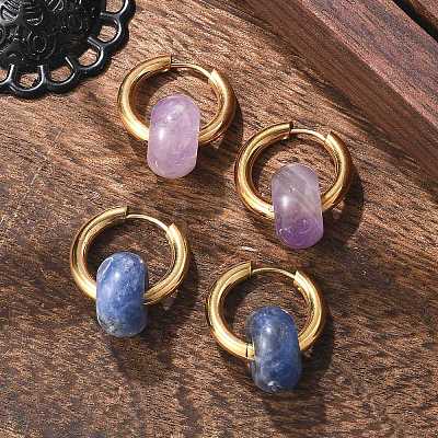 304 Stainless Steel Huggie Hoop Earrings EJEW-JE04260-1