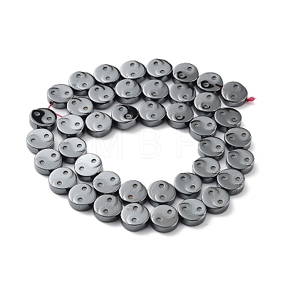 Synthetic Non-Magnetic Hematite Beads Strands G-H303-B20-1