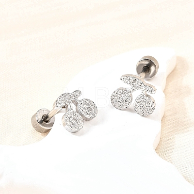 304 Stainless Steel Stud Earrings EJEW-H161-01P-I-1