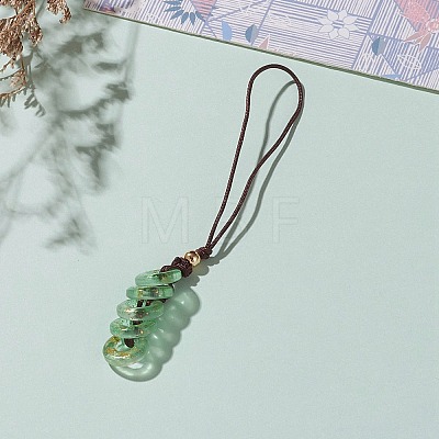 Glass Pendant Decorations HJEW-JM00408-05-1