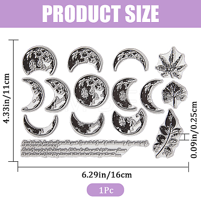 Clear Silicone Stamps DIY-WH0504-51E-1