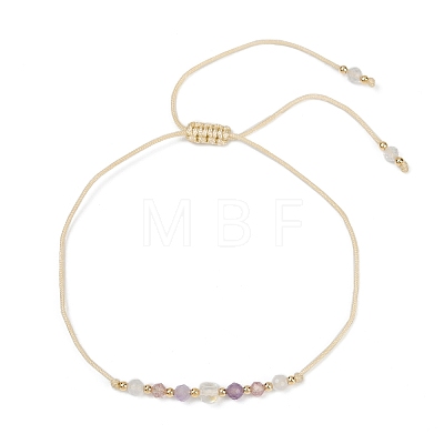 Natural stone constellation bracelet with 12 zodiac signs NR2952-10-1