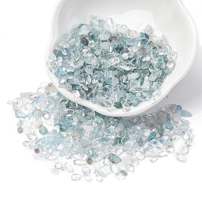 Natural Aquamarine Chip Beads X-G-M364-01A-1