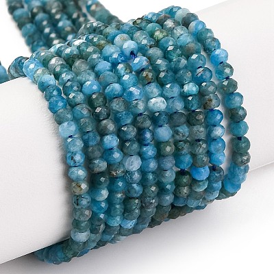 Natural Apatite Beads Strands G-F770-D09-02B-1