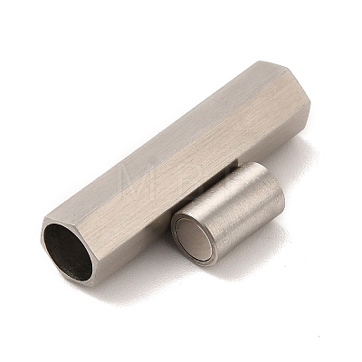 304 Stainless Steel Matte Magnetic Clasps STAS-M308-07A-1