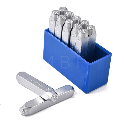 Iron Metal Stamps AJEW-L060-03B-1