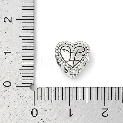 925 Sterling Silver European Beads STER-R005-02AS-03-1