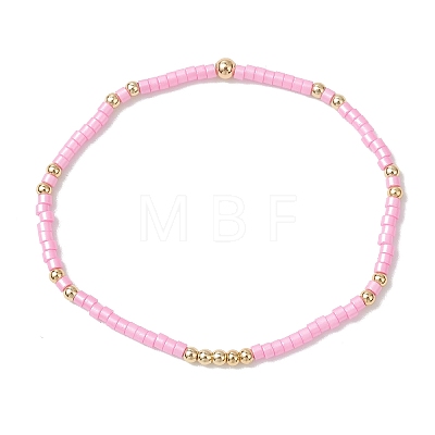 2Pcs Glass Seed Beaded Stretch Bracelets Sets for Women BJEW-MZ00296-01-1