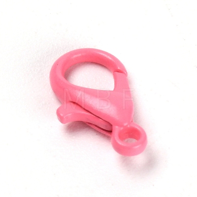 Baking Painted Alloy Lobster Claw Clasps PALLOY-TAC0001-03B-1