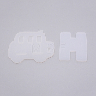 Bus Mobile Phone Holder  Silicone Molds DIY-TAC0007-93-1