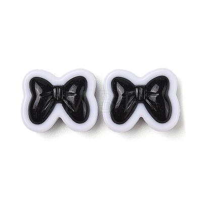 Two-tone Acrylic Beads OACR-U003-04-1