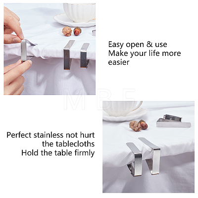 Stainless Steel Tablecloth Clips TOOL-PH0017-24-1