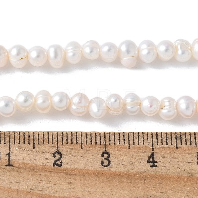 Natural Cultured Freshwater Pearl Beads Strands PEAR-I007-07M-01-1