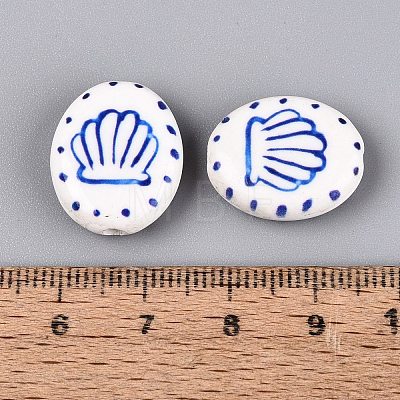 Handmade Porcelain Beads PORC-Q005-12E-1