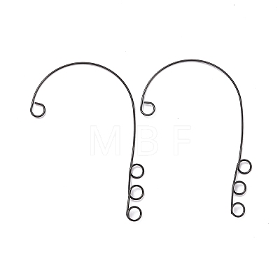 316 Stainless Steel Ear Cuff Findings STAS-H148-01B-1