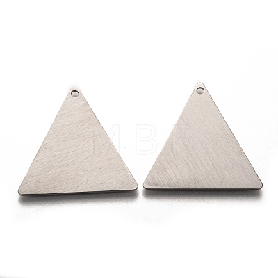 Tarnish Resistant 304 Stainless Steel Pendants STAS-O133-04G-P-1