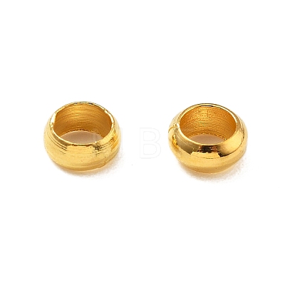 Brass Crimp Beads KK-S509-01G-05-1