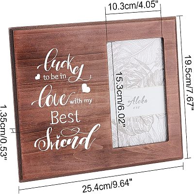 Olycraft MDF Photo Frames DJEW-OC0001-05F-1