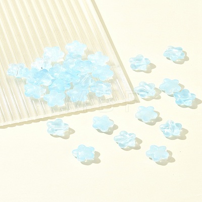 30Pcs Baking Paint Glass Beads GLAA-FS0001-99B-1
