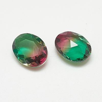 Pointed Back Glass Rhinestone Cabochons RGLA-T080-8x10-001TO-1