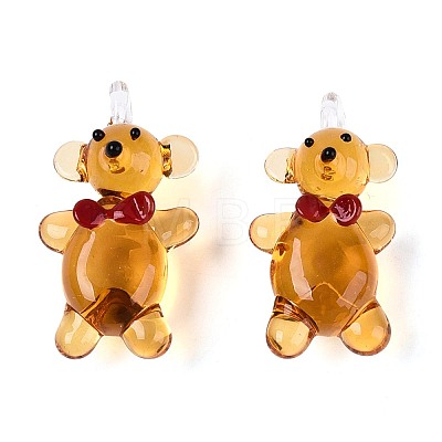 Handmade Lampwork Pendants LAMP-N028-27-1