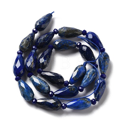 Natural Lapis Lazuli Beads Strands G-B028-A12-1