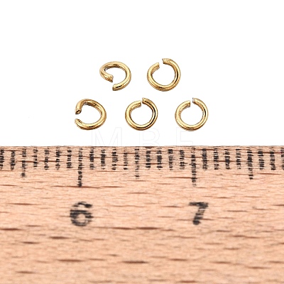 304 Stainless Steel Open Jump Rings STAS-Q113-3x0.6mm-02G-1