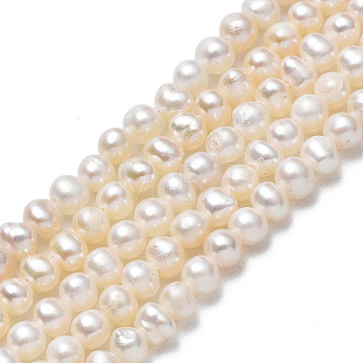 Natural Cultured Freshwater Pearl Beads Strands PEAR-N013-02D-1
