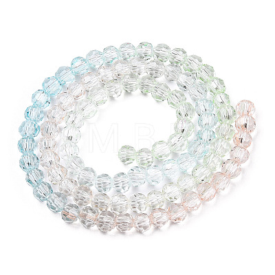 Transparent Glass Beads Strands GLAA-E036-07X-1