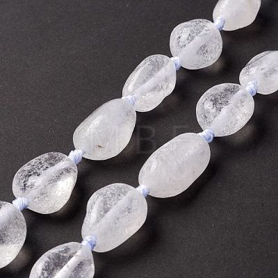 Natural Quartz Crystal Beads Strands G-B024-16-1