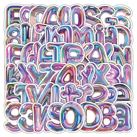2Sets PP Plastic Self Adhesive Stickers STIC-SP0001-21-1