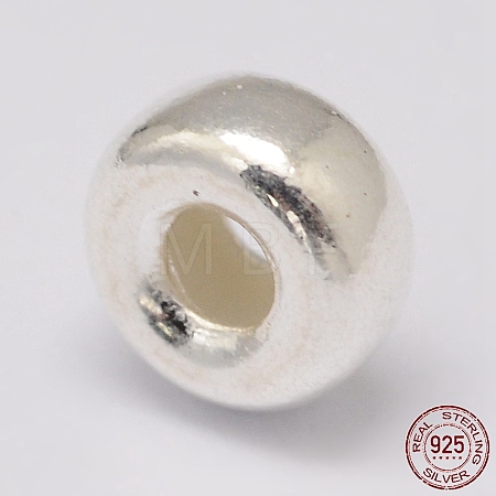 925 Sterling Silver Spacer Beads X-STER-L063-08A-S-1