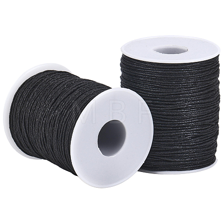 2 Rolls Waxed Cotton Thread Cords YC-PA0001-03-1