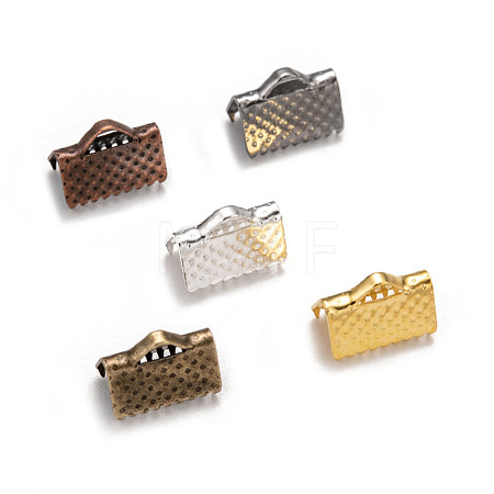 Mixed Iron Ribbon Crimp Ends E143Y-M-1