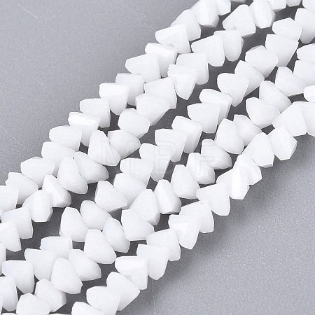 Opaque Glass Beads Strands GLAA-N019-3mm-02-1