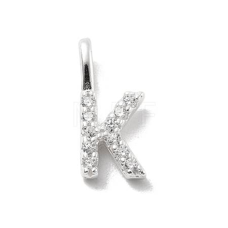 925 Sterling Silver with Cubic Zirconia Charms STER-Q004-01K-S-1