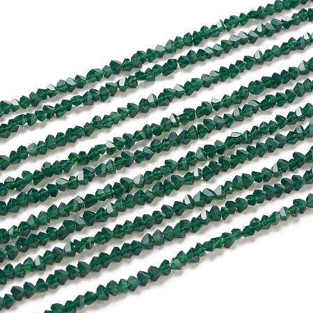 Transparent Solid Color Glass Beads Strands GLAA-L031-01-B02-1
