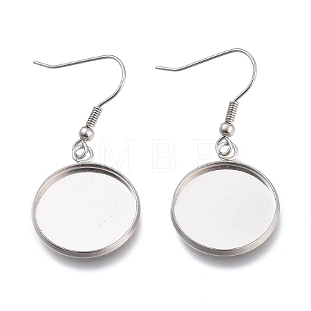 Tarnish Resistant 304 Stainless Steel Earring Hooks STAS-H114-05P-1