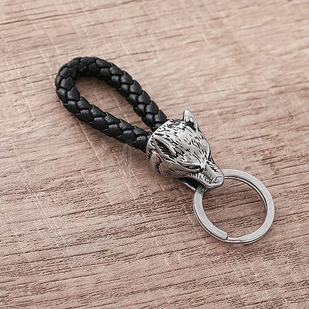 Wolf Viking 304 Stainless Steel Keychains IU7238-1
