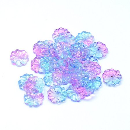 Transparent Glass Beads GLAA-H016-06F-7-1