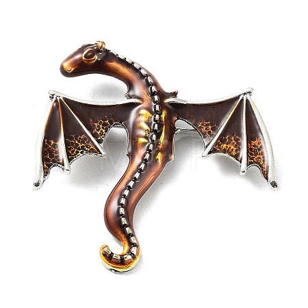 Dragon Alloy Brooch JEWB-K018-13AS-02-1