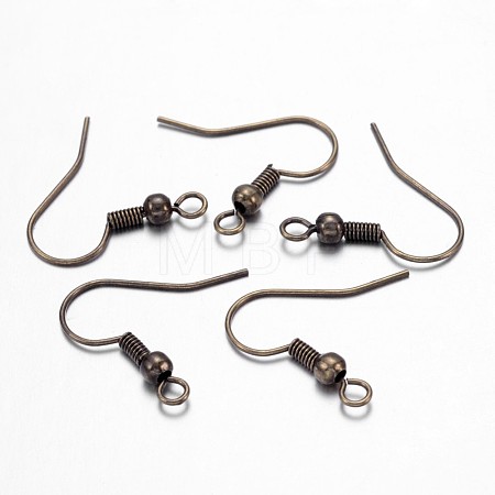 Brass Earring Hooks KK-Q362-AB-NF-1