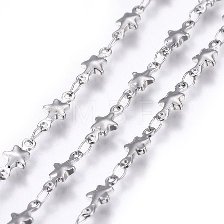Tarnish Resistant 304 Stainless Steel Link Chains STAS-P219-74-1