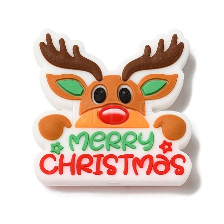 Christmas series Silicone Beads SIL-S006-01E-1