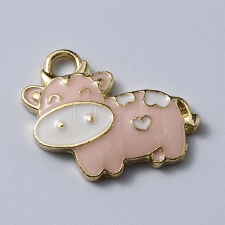 Alloy Enamel Pendants ENAM-WH0065-20KCG-02-1