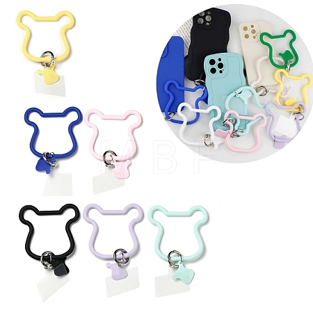 Silicone Cattle Head Loop Phone Lanyard KEYC-E029-01-1