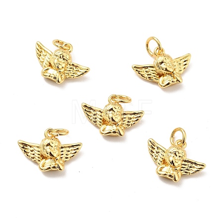 Rack Plating Brass Pendants KK-E015-23G-1