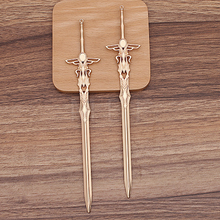 Alloy Sword Hair Sticks X-OHAR-PW0006-17C-1