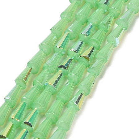 Baking Paint Glass Beads Strands DGLA-D001-03A-1